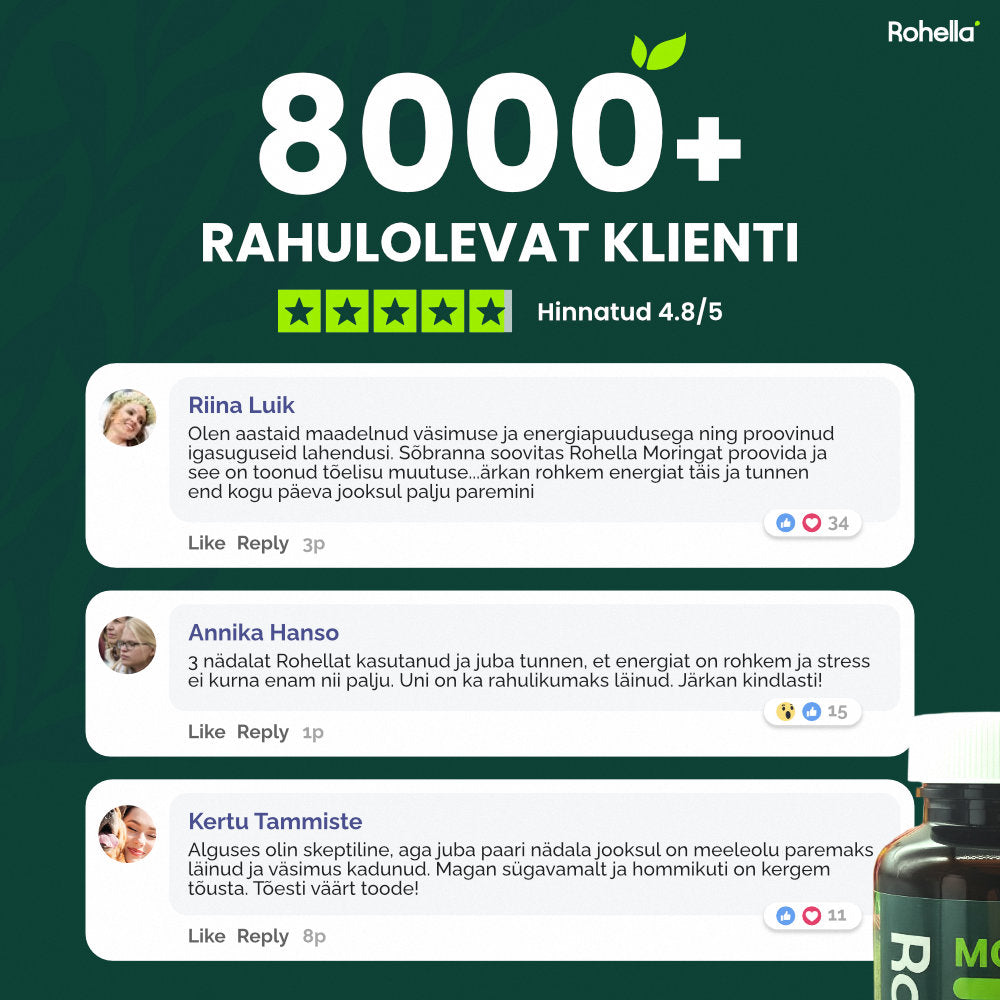 Rohella Moringa – Toeta Oma Tasakaalu