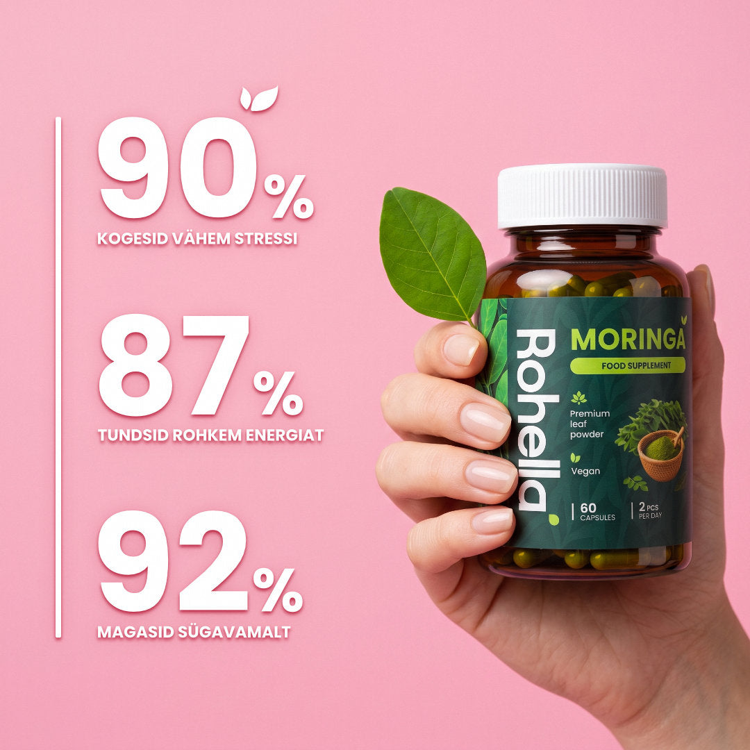 Rohella Moringa – 100% looduslik toidulisand